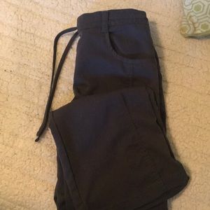 Gray scrub pants